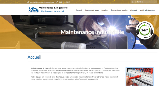 Maintenance & Ingenierie